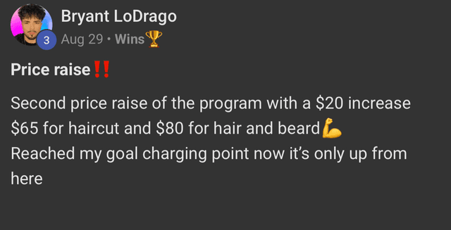 Student achievement - Business scaling